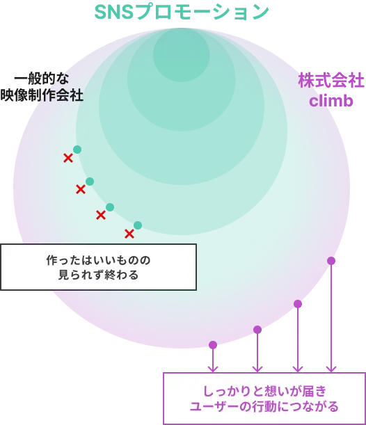 snsプロモーションについての図