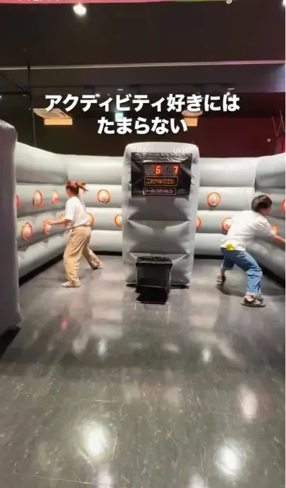 VS PARK ららぽーと愛知東郷店のSNS動画作成シーン
