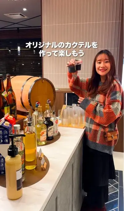 スーパーホテル岐阜・中津川天然温泉のSNS動画作成シーン