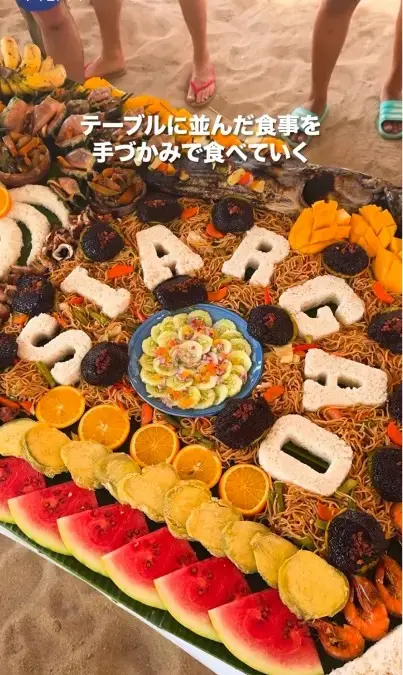 フィリピン・シャルガオ島のSNS動画の映像シーン