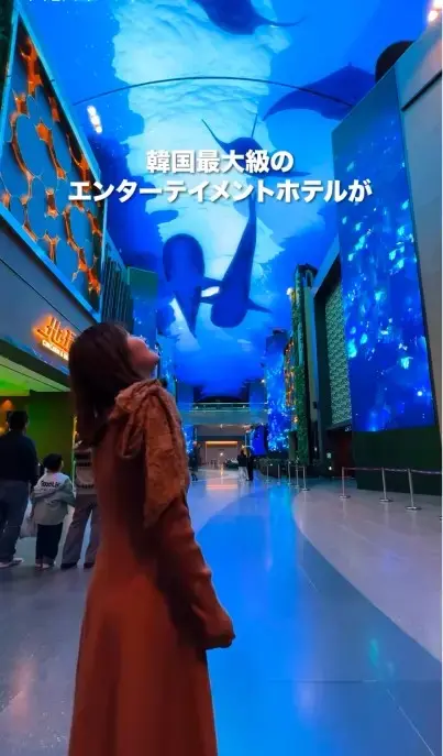 インスパイアエンターテインメントリゾートのSNS動画の映像シーン