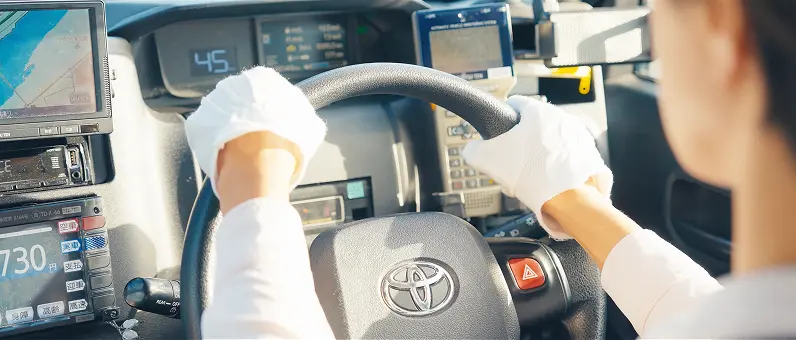 株式会社日本タクシーの制作現場のワンカット